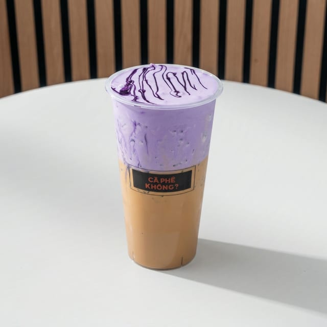 Ube Iced Coffee.