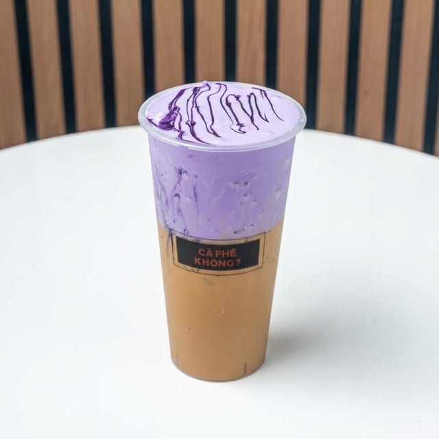 Ube Iced Coffee.