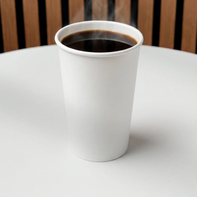 Black Vietnamese Hot Coffee.